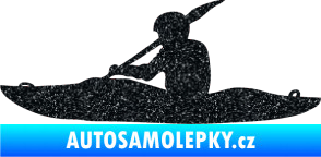 Samolepka Kanoista 003 levá Ultra Metalic černá
