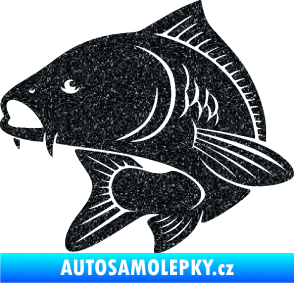 Samolepka Kapr 008 levá Ultra Metalic černá