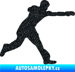 Samolepka Karate 004 pravá Ultra Metalic černá