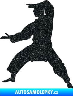 Samolepka Karate 006 levá Ultra Metalic černá