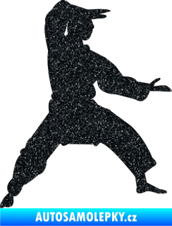 Samolepka Karate 006 pravá Ultra Metalic černá