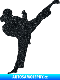 Samolepka Karate 012 pravá Ultra Metalic černá