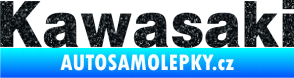 Samolepka Kawasaki Ultra Metalic černá