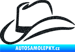 Samolepka Klobouk 002 levá Ultra Metalic černá