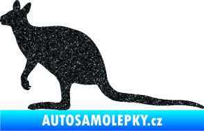 Samolepka Klokan 003 levá Ultra Metalic černá