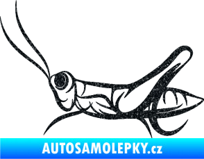 Samolepka Kobylka 001 levá Ultra Metalic černá