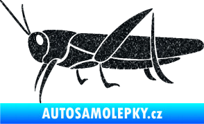 Samolepka Kobylka 002 levá Ultra Metalic černá