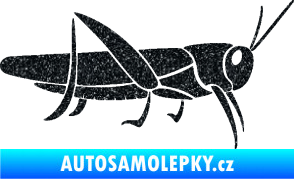 Samolepka Kobylka 002 pravá Ultra Metalic černá