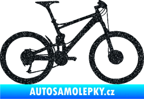 Samolepka Kolo 001 pravá - (horské kolo) Ultra Metalic černá