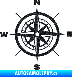 Samolepka Kompas 001 Ultra Metalic černá