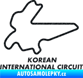 Samolepka Okruh Korean International Circuit Ultra Metalic černá