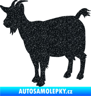 Samolepka Koza 001 levá Ultra Metalic černá