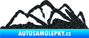 Samolepka Krajina hory 013 pravá Ultra Metalic černá