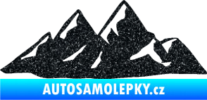 Samolepka Krajina hory 014 pravá Ultra Metalic černá