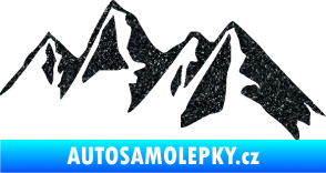 Samolepka Krajina hory 015 pravá Ultra Metalic černá