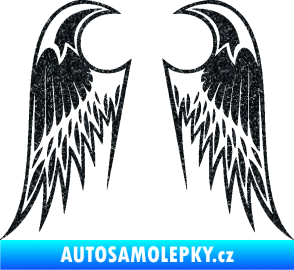 Samolepka Křídla 006 Ultra Metalic černá