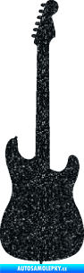 Samolepka Kytara elektrická Ultra Metalic černá
