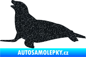 Samolepka Lachtan 002 levá Ultra Metalic černá