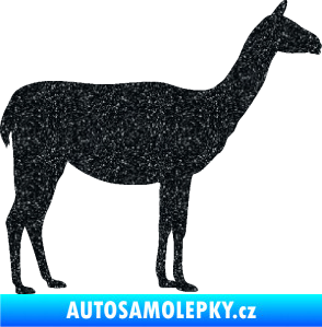 Samolepka Lama 001 pravá Ultra Metalic černá