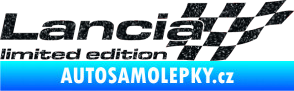 Samolepka Lancia limited edition pravá Ultra Metalic černá