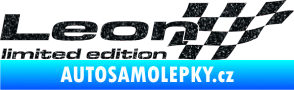 Samolepka Leon limited edition pravá Ultra Metalic černá