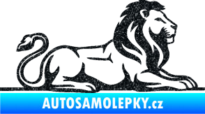 Samolepka Lev 010 pravá Ultra Metalic černá