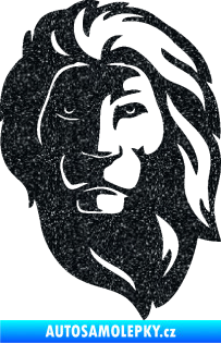 Samolepka Lev 011 pravá Ultra Metalic černá