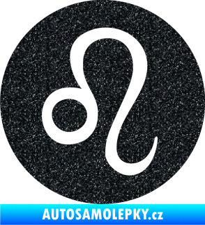 Samolepka Lev zvěrokruh 001 - horoskop Ultra Metalic černá