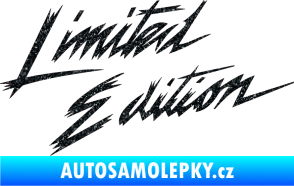 Samolepka Limited edition 001 Ultra Metalic černá