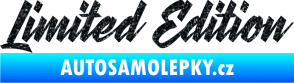 Samolepka Limited edition 003 Ultra Metalic černá