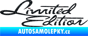 Samolepka Limited edition old Ultra Metalic černá