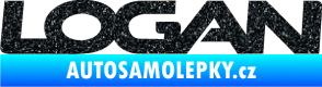 Samolepka Logan Ultra Metalic černá