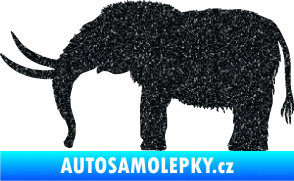 Samolepka Mamut 001 levá Ultra Metalic černá