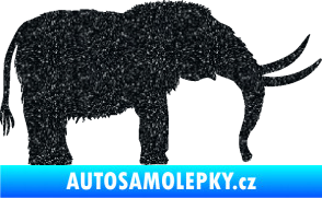 Samolepka Mamut 001 pravá Ultra Metalic černá