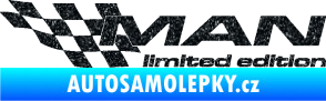 Samolepka MAN limited edition levá Ultra Metalic černá