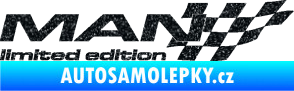 Samolepka MAN limited edition pravá Ultra Metalic černá