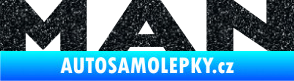 Samolepka MAN nápis Ultra Metalic černá