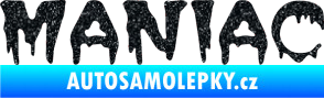 Samolepka Maniac 001 Ultra Metalic černá