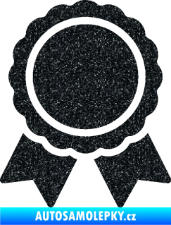 Samolepka Medaile 001 Ultra Metalic černá