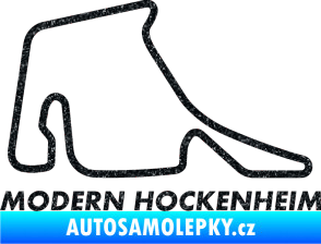Samolepka Okruh Modern Hockenheim Ultra Metalic černá