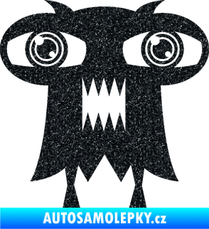 Samolepka Monstrum 003 pravá Ultra Metalic černá