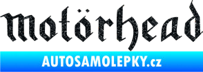 Samolepka Motorhead rovný Ultra Metalic černá