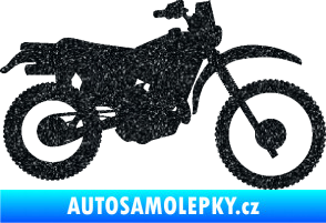 Samolepka Motorka 046 pravá Ultra Metalic černá