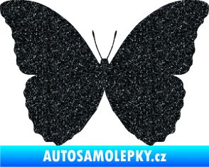 Samolepka Motýl 008 Ultra Metalic černá