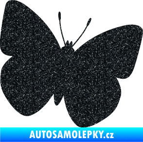 Samolepka Motýl 011 pravá Ultra Metalic černá