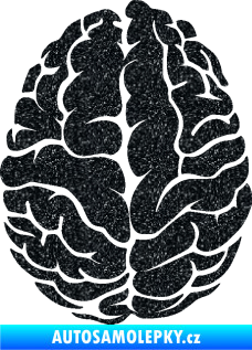 Samolepka Mozek 001 levá Ultra Metalic černá