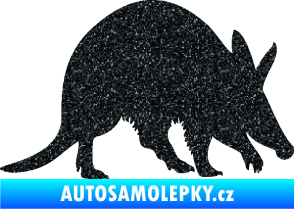 Samolepka Mravenečník 002 pravá Ultra Metalic černá
