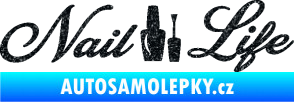 Samolepka Nail life Ultra Metalic černá