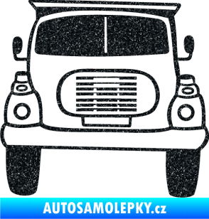 Samolepka Nákladní auto karikatura Ultra Metalic černá
