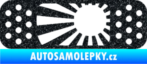 Samolepka Náplast 002 levá Ultra Metalic černá